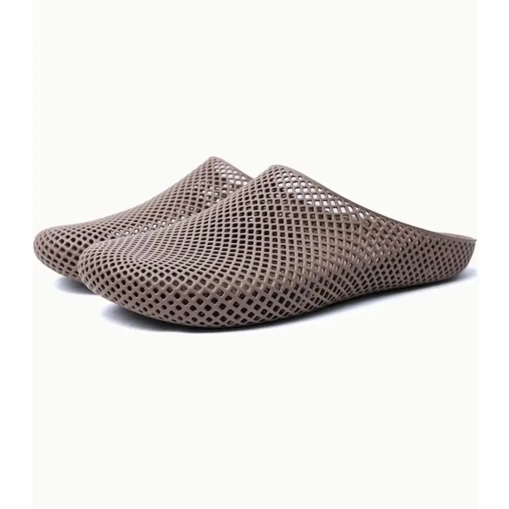 PollyFab AirPuff One 8 Brown 3D Printed Clog Slide Mule Hyper Air Cushioning NIB